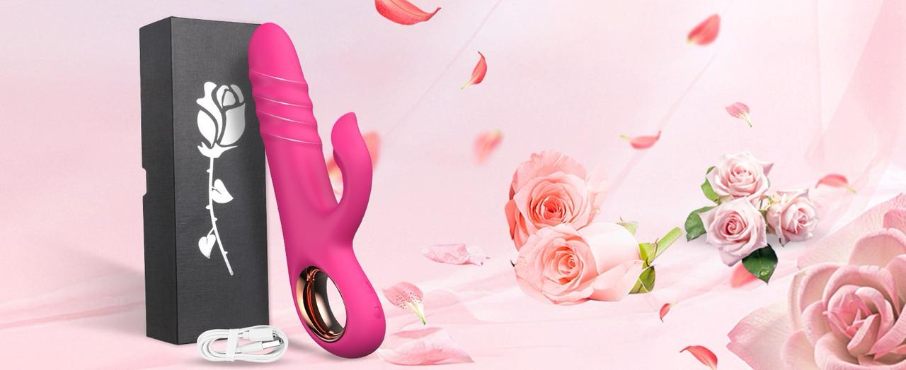 Thrusting Dildo Rabbit Vibrator