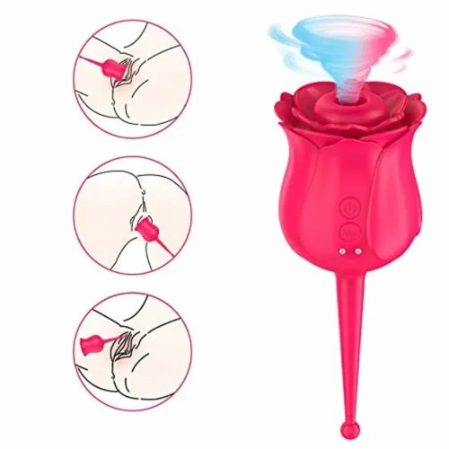 Rose vibrator sucking