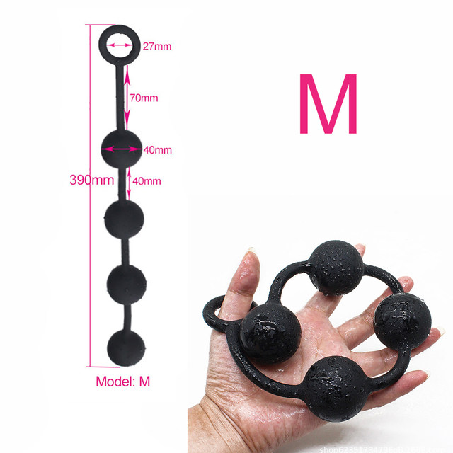Anal beads balls silicone