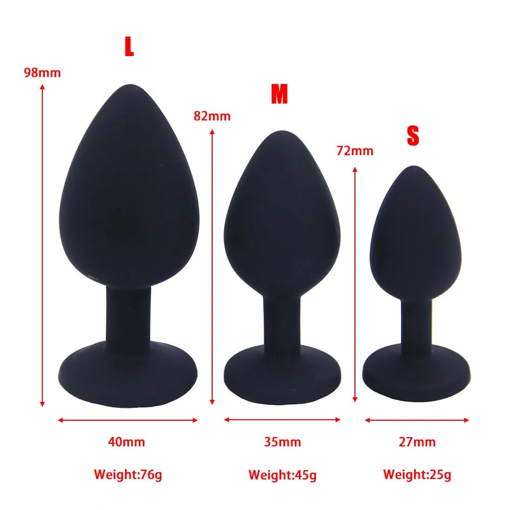 Rubber plug set of 3 sizes small, midium, large